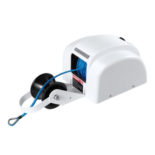 45 LBS Boat Anchor Winch Electric Marine Winch With Wireless Remote Free Fall, US $196.03, image 15