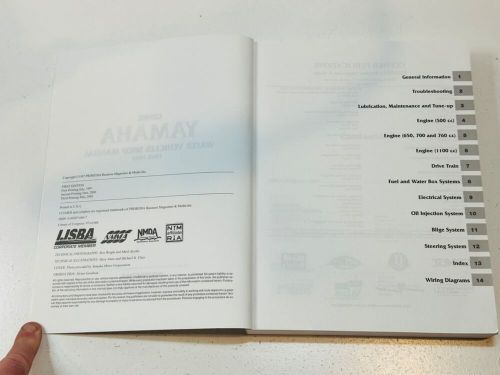 Yamaha Service Repair Shop Manual Wave Runner WaveRunner 500 650 1100 Super Jet, US $79.99, image 6