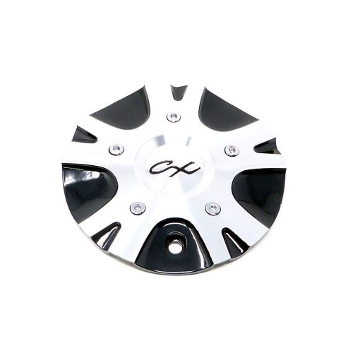CAP-811MB / Chrome Xpressions 811MB CX12 Machined/Gloss Black Bolt On Center Cap, US $36.25, image 3