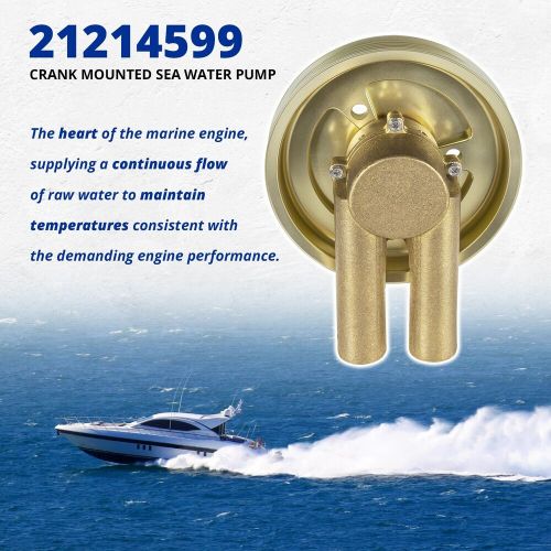 Raw Sea Water Pump For Volvo Penta 4.3L 5.0L 5.7L 21214599 3862482 3812693, US $179.76, image 2