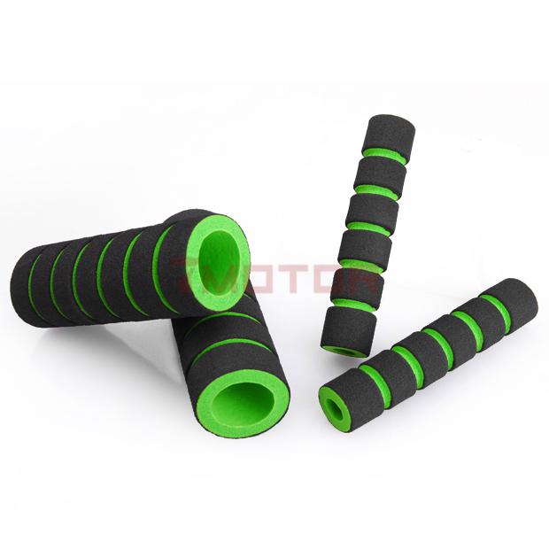 2 Pair Green Sponge Foam Nonslip Handlebar Grips Hand Brake For Motorcycle Bike, US $3.49, image 3