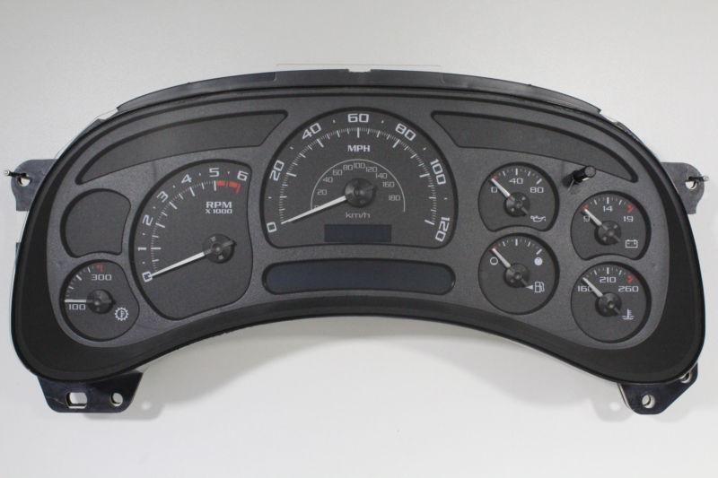 CUSTOM TRUCK CLUSTER REPAIR SERVICE + ESCALADE BLACK GAUGE + BLUE/CHROME NEEDLES, US $225.00, image 11