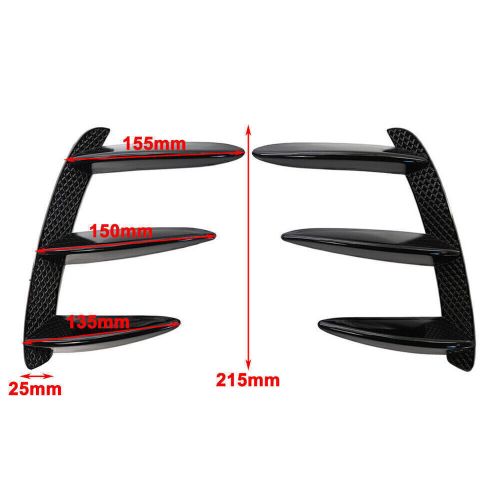 Rear Bumper Splitter Spoiler Canard Air Vent For Mercedes Benz W176 A250 A45 AMG, US $21.32, image 2