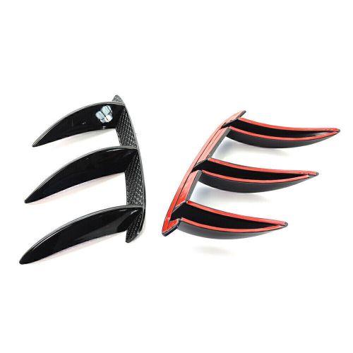 Rear Bumper Splitter Spoiler Canard Air Vent For Mercedes Benz W176 A250 A45 AMG, US $21.32, image 3