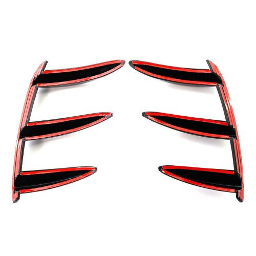 Rear Bumper Splitter Spoiler Canard Air Vent For Mercedes Benz W176 A250 A45 AMG, US $21.32, image 8