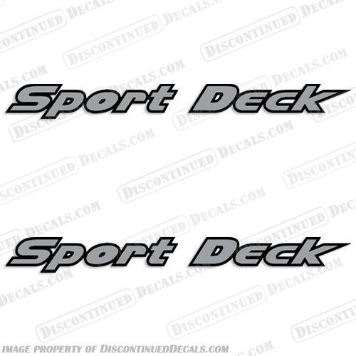 Fits shuttle craft "sport deck" boat decals - any color!