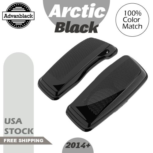 For Harley Touring FLHR FLHXS FLTRX 2014+ ARCTIC BLACK Dual 6x9 Speaker Lids, US $429.00, image 2