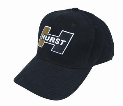 Genuine hotrod hardware ball cap cotton twill black hurst logo velcro closure ea