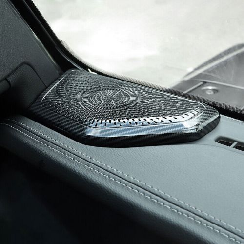 For Jeep Wrangler JL 2018-2021 Carbon Fiber Central Control Speaker Ring Trim 2*, US $64.06, image 5