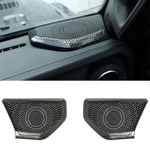 For Jeep Wrangler JL 2018-2021 Carbon Fiber Central Control Speaker Ring Trim 2*, US $64.06, image 8