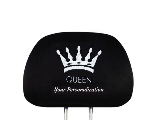 Custom Queen Crown Print Car Seat Headrest Cover for Truck SUV 1 PC For Mercedes, US $10.59, image 8
