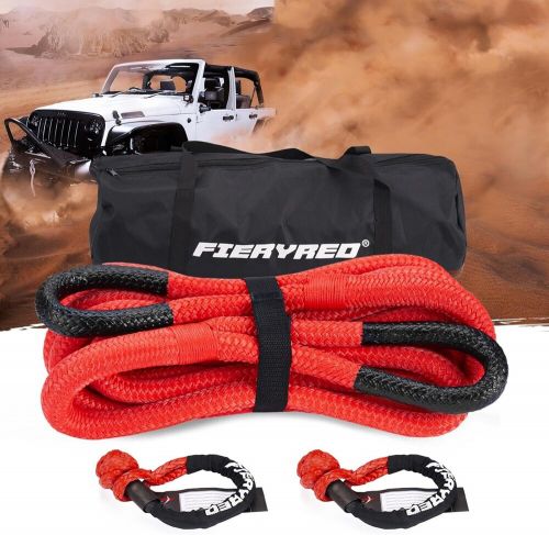 Kinetic Recovery Rope Kit 2 Soft Shackles 7/8 Inch x 20 FT Tow Rope, US $89.99, image 8