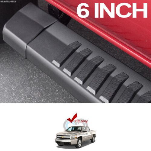 For 07-18 Chevy Silverado Extended/Double 6" Matte Blk OE Aluminum Running Board, US $163.95, image 12