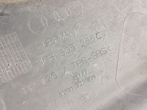 Oem 2012-2014 audi a7 c7 - front right upper core support / headlight cover trim