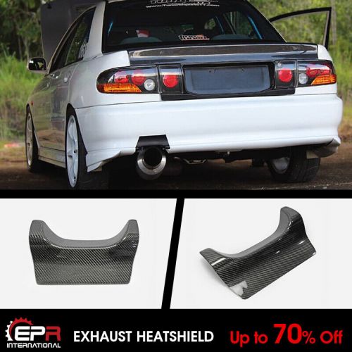 For 92-95 Lancer EVO 1 2 3 CE9A CD9A Carbon Rear Bumper Exhaust Heatshield Trim, US $151.00, image 8