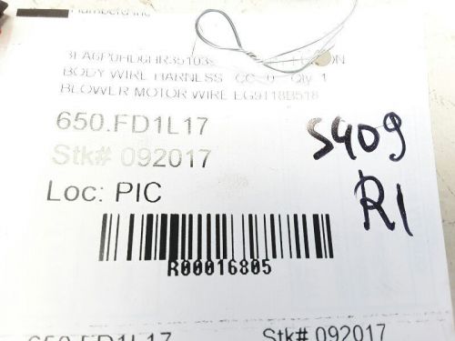 2017 FORD FUSION BLOWER MOTOR WIRE HARNESS OEM EG9T18B518 KR94588, US $38.07, image 4