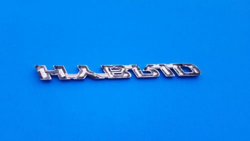 03 04 05 06 07 HONDA ACCORD HYBRID REAR LID CHROME EMBLEM LOGO BADGE OEM B4, US $18.00, image 4