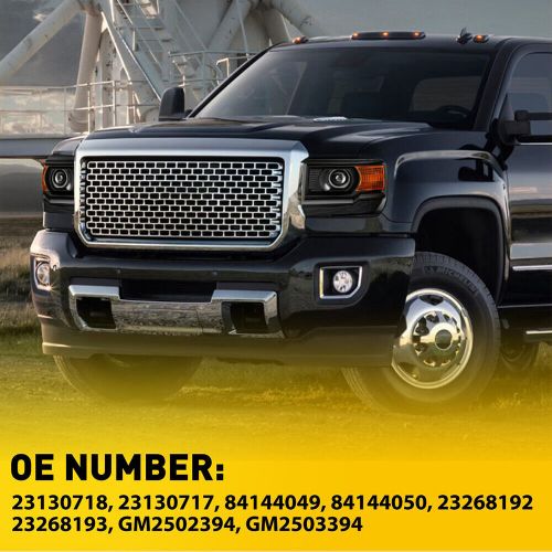 Black Amber Corner Projector Headlight Lamp For 15-19 Sierra GMC 2500HD 3500HD, US $194.99, image 7