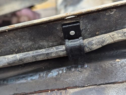 IH International Scout II Underbody Brake Line Wiring Fuel Line Push-In Clip, US $5.00, image 5