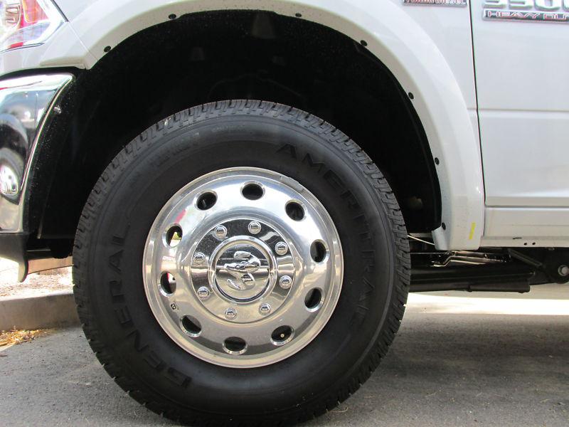 Find Dodge Ram 3500 dually Chrome Front center hub cap wheel cover PAIR