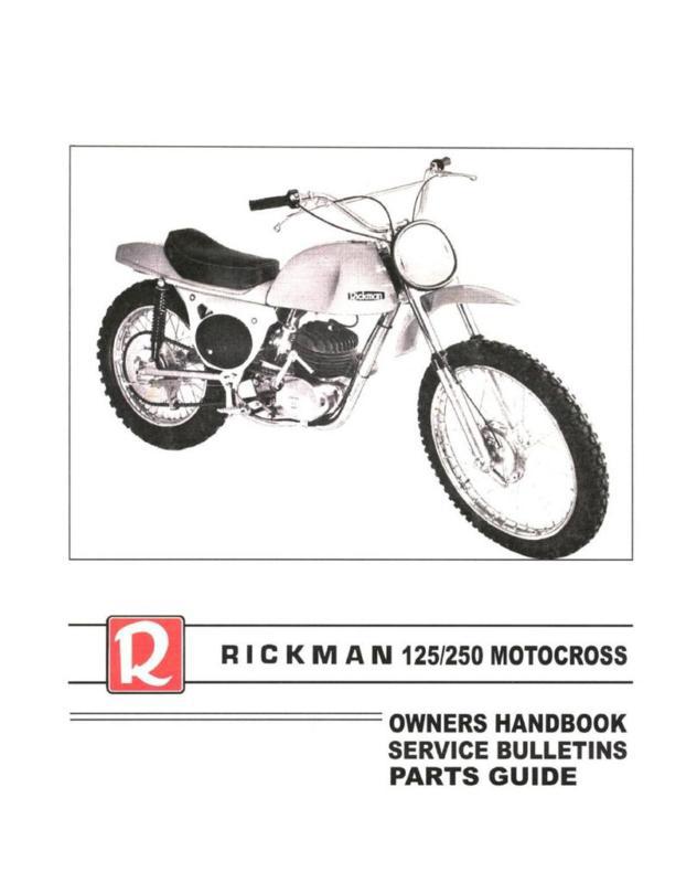 Rickman shop manual zundapp montesa ahrma vmx vjmc motocross