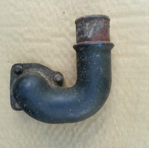 05 06 07 dodge ram 2500 hd 5.9l cummins neck thermostat  housing radiator oem