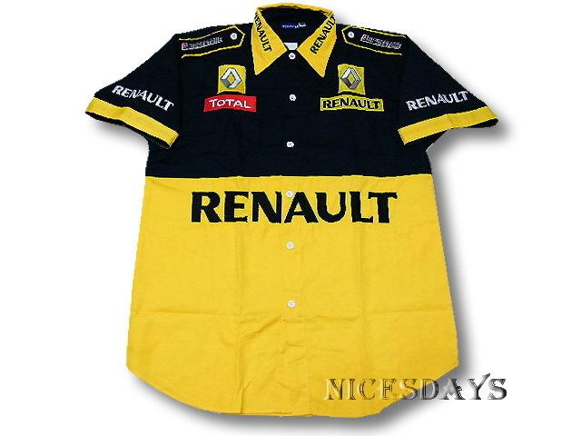 Men's gift renault racing team pit crew shirt size l