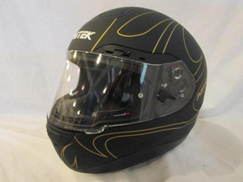 Nitek p1 motorcycle helmet matte black 2xl