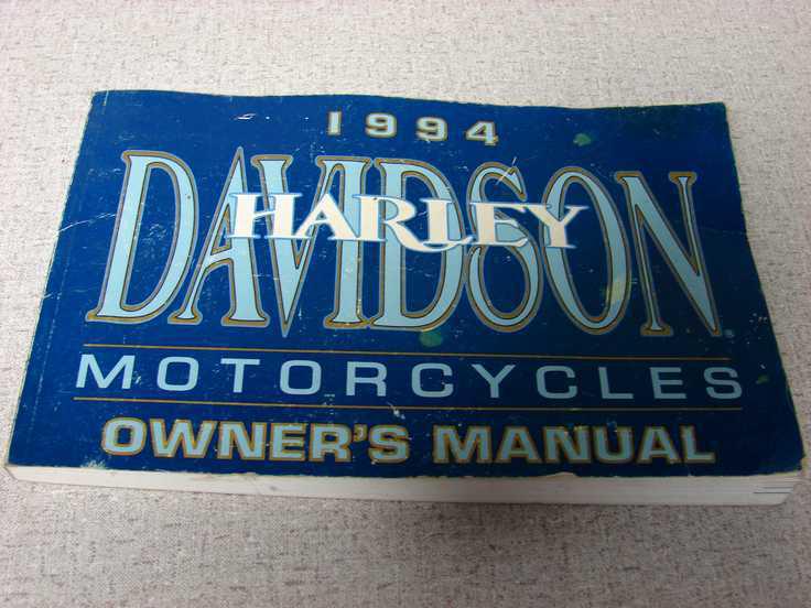 Harley 1994 owners manual good condition hg-20m revised 6/93