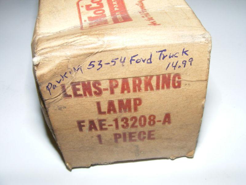 1953 54 FORD TRUCK PARK LAMP LENS NOS NEW OLD STOCK FAE-13208-A, US $14.39, image 6