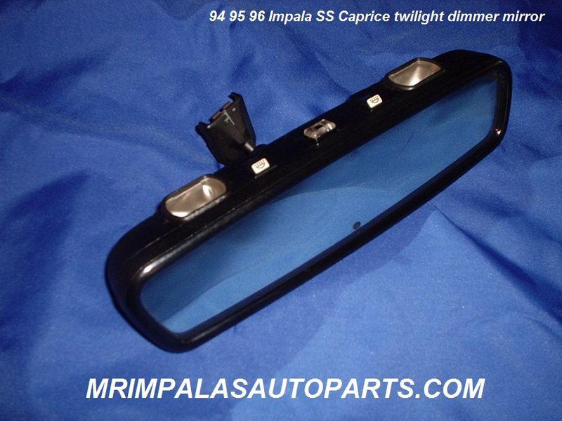 94 chevy impala ss 92 93 94 caprice rearview mirror w/ dimmer