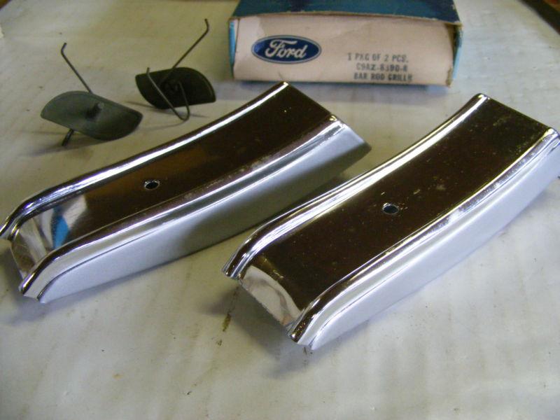 1969 FORD FULLSIZE GRILLE BAR ROD PAIR GRILL NOS NEW OLD STOCK 2PC, US $12.49, image 3