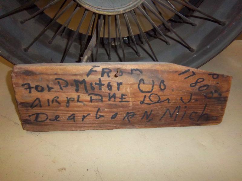 Ford Tri-Motor Aircraft wheel, US $75.00, image 2