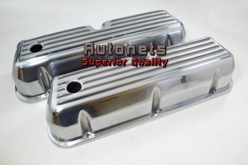 Find Polished Aluminum Finned Ford Small Block SBF 289 302 351W 5.0L
