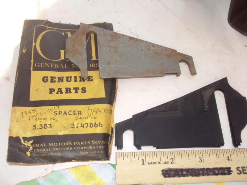 Nos 1958 chevy rear suspension shims(4) #3747866