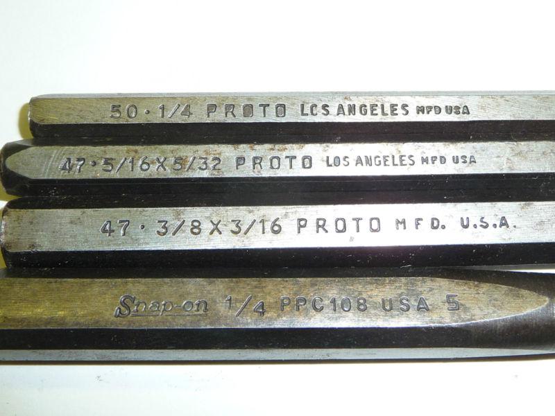 Four PROTO & SNAP-On Pin Punches , US $12.00, image 3
