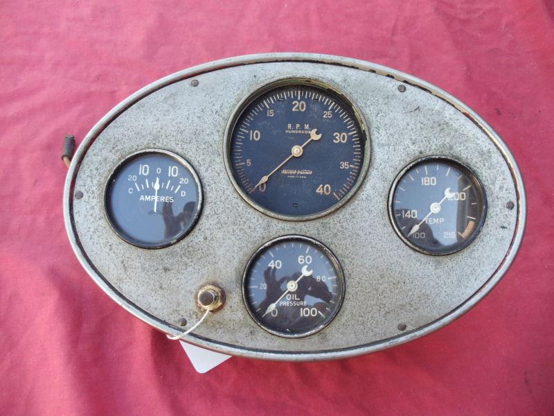 Find Garwood Stewart Warner instrument panel gauge cluster 41 42 46 47