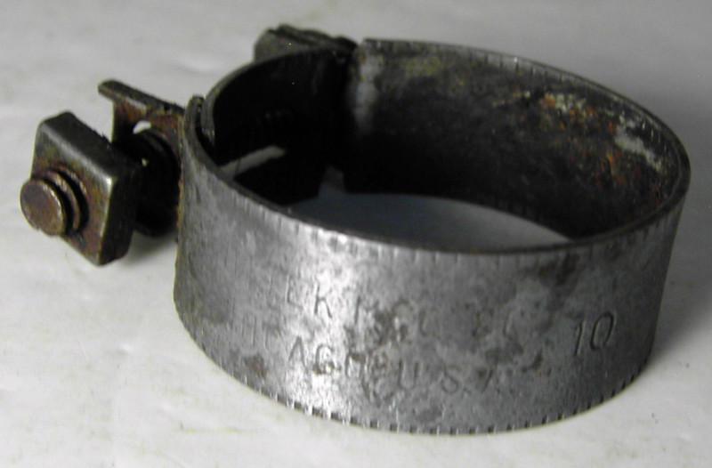 Original 1967 1968 1969 1970 mustang shelby gt mach1 wittek #10 smog hose clamp 