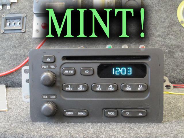 Chevy cd disc stereo radio 10315119 21000910 10309459 22732926 09394129 8000fdbk