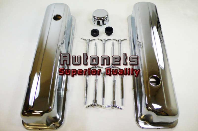 Big block ford chrome 1958-76 engine dress up kit 352-428 valve cover bbf