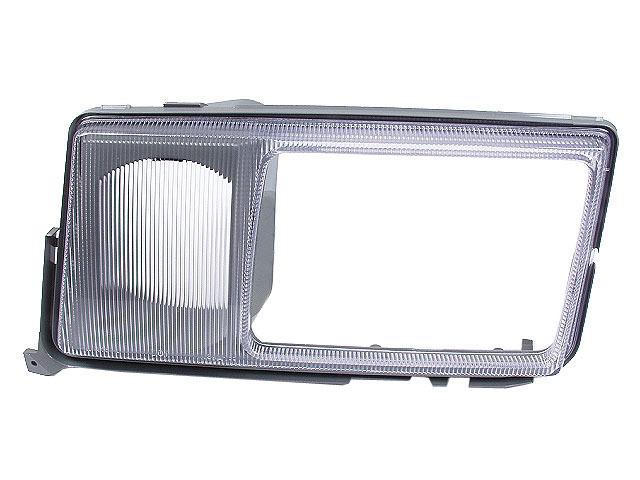 Left driver side bezel lens headlight door fits mercedes 0008261159 190d 190e  