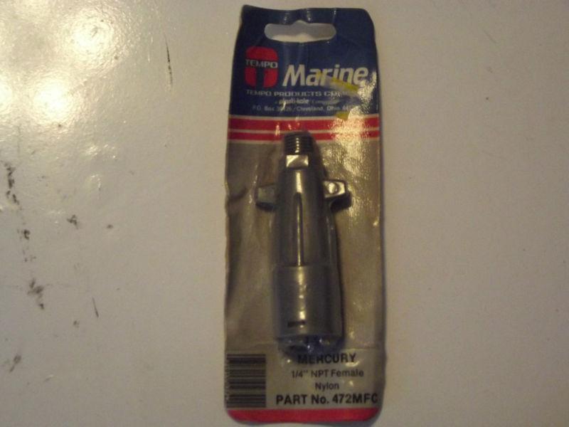 Tempo marine mercury 1/4" npt female acetal #472mfc