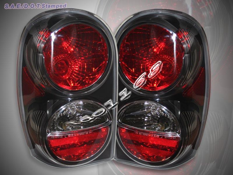 Find 2002 2003 2004 Jeep Liberty Altezza Tail Lights Black in Cerritos