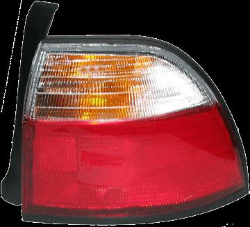 96-97 accord tail light brake lamp lens/housing rear passenger side right rh
