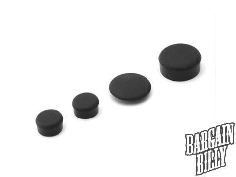 Black motorcycle fairing frame plugs for yamaha yzf r1 (2004-2006)