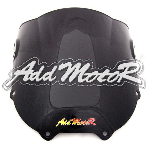 Double bubble black windshield motorcycle windscreen for cbr900rr 94-97