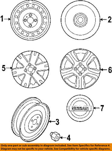 Nissan oem 403159aa0c wheels-wheel cover