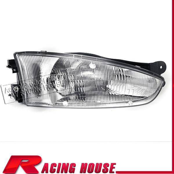 PASSENGER SIDE HEAD LIGHT LAMP RIGHT 1997-2002 MITSUBISHI MIRAGE REPLACEMENT 2DR, US $61.61, image 1