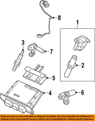 Ford oem 8l3z-12029-a ignition coil/direct ignition coil