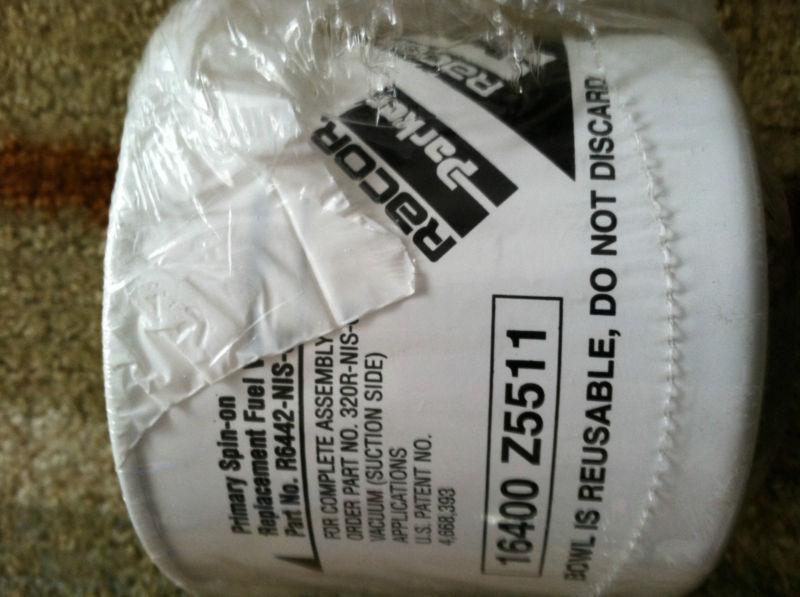 Racor spin-on fuel filter / water separator r6442-nis-02 16400 z5511 parker